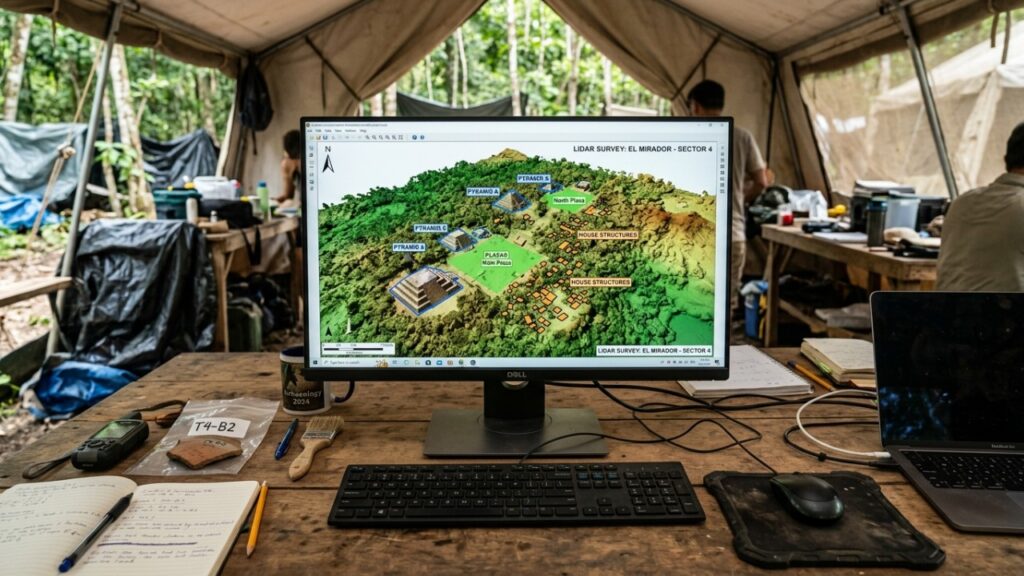 O detalhe imperceptível em dados públicos do Google que permitiu a um estudante de arqueologia encontrar uma antiga cidade maia perdida