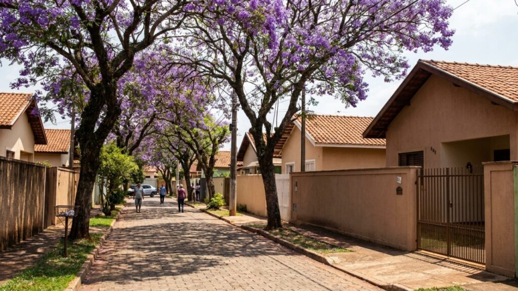 6 árvores de crescimento rápido cujas raízes são inofensivas para a estrutura da casa, perfeitas para criar corredores sombreados