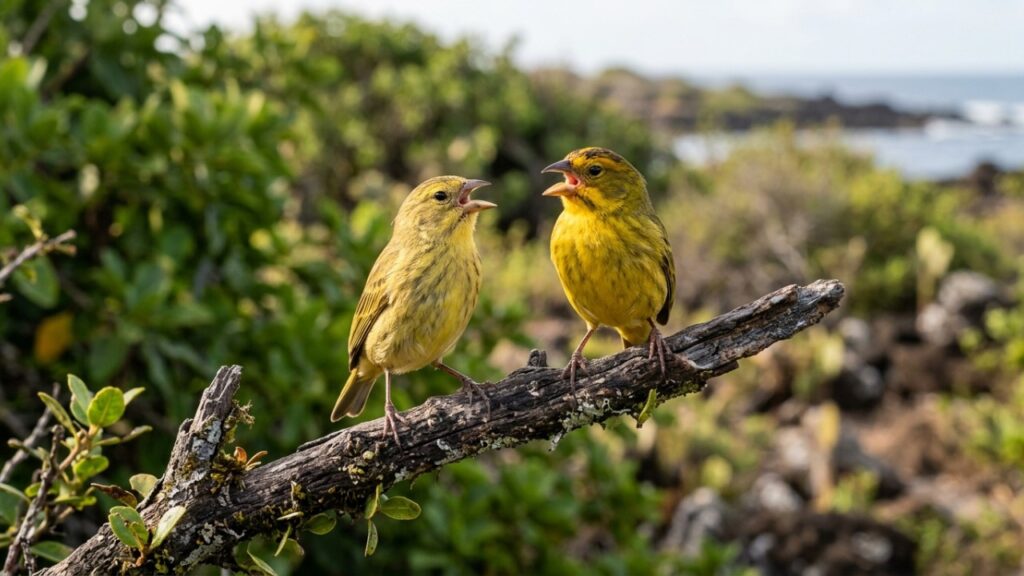 Estudo biológico considerado revolucionário em Galápagos surpreende a ciência ao registrar que aves fêmeas também cantam e mudam completamente o rumo da evolução