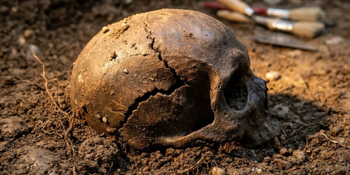 Cientistas descobriram que um homem que viveu na Alemanha há 5 mil anos pode ter sido oferecido em um ritual macabro dentro de um forno