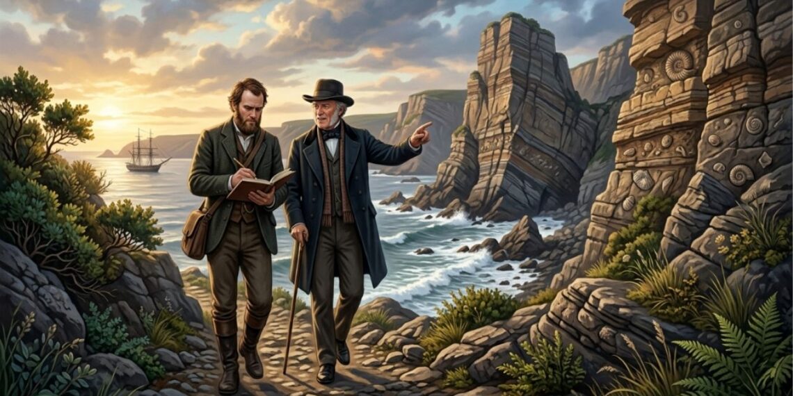 Charles Darwin, ao comentar a imensa influência de suas expedições com o geólogo e mentor Charles Lyell na criação da teoria da evolução, disse: "Sinto como se metade dos meus livros viesse diretamente do cérebro de Lyell."