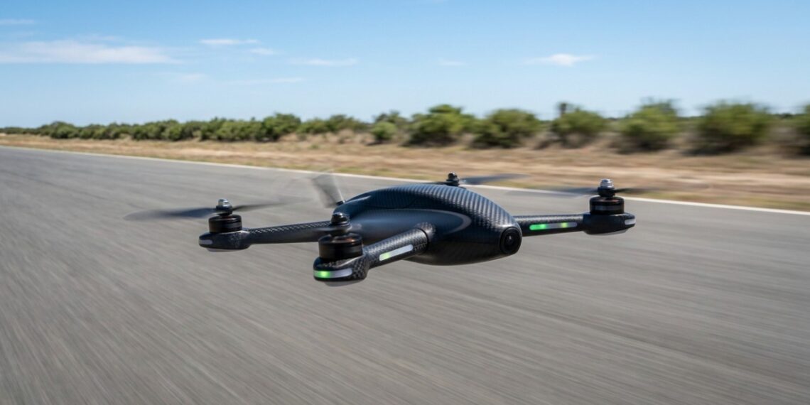 O pequeno ajuste mecânico nas hélices que faz este modelo comum de drone atingir quase 700 km/h e se aproximar da velocidade de jatos