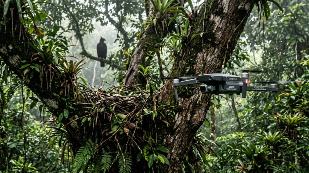 O enigmático gavião-real-falso, que ganhou notoriedade na biologia devido à sua semelhança com a lendária harpia, coloca em risco a preservação dos rapinantes na Amazônia