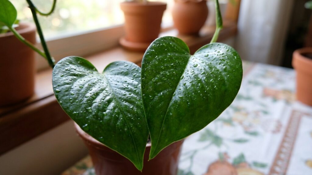 A planta pendente rústica que virou moda em estantes altas porque além de crescer metros por ano, não liga para ar-condicionado