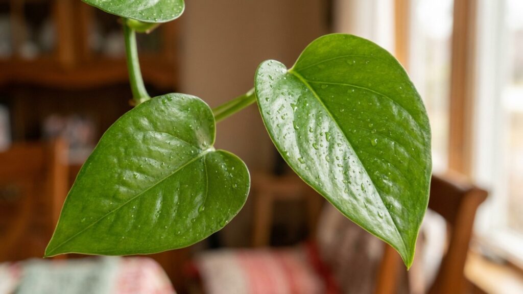 A planta pendente rústica que virou moda em estantes altas porque além de crescer metros por ano, não liga para ar-condicionado