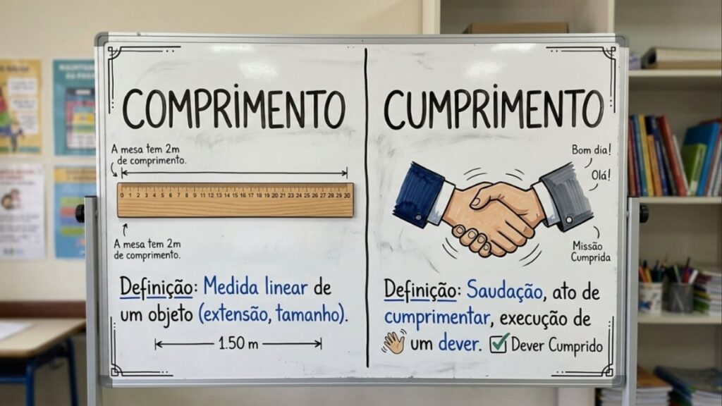 Como você escreve corretamente: "comprimento" ou "cumprimento"?