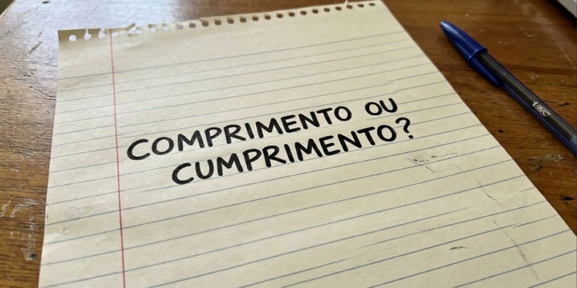 Como você escreve corretamente: "comprimento" ou "cumprimento"?