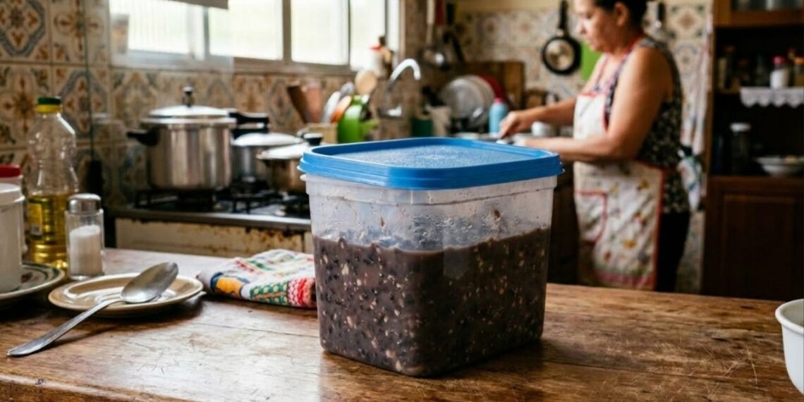 Pare de guardar o feijão cozido já temperado com alho e cebola no congelador: essa é a maneira correta de congelar apenas com o caldo para preservar o sabor de feito na hora