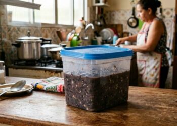 Pare de guardar o feijão cozido já temperado com alho e cebola no congelador: essa é a maneira correta de congelar apenas com o caldo para preservar o sabor de feito na hora