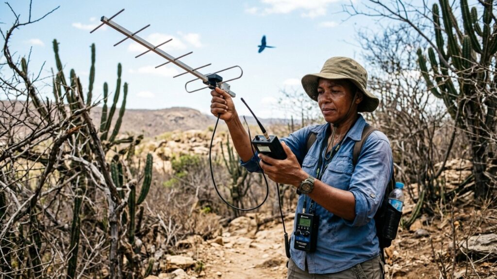 Em Junho De 2022 Oito Ararinhas-Azuis Foram Trazidas Do Cativeiro Em Transporte Especial E Soltas No Refugio Da Vida Silvestre Para Substituir A Populacao Dizimada Em 2000