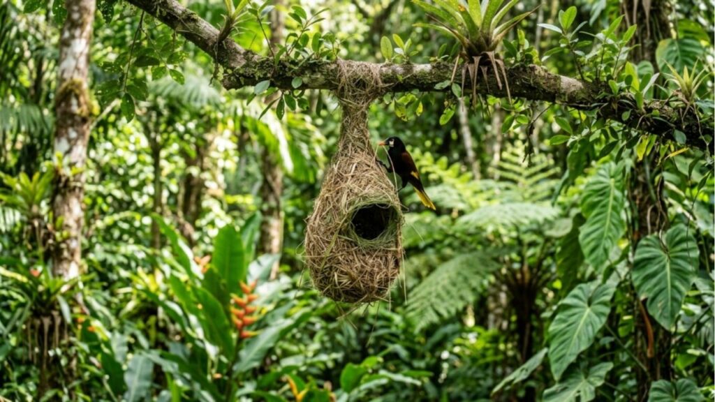 O pequeno pássaro brasileiro que tece o ninho mais elaborado da América do Sul, fio por fio, durante semanas