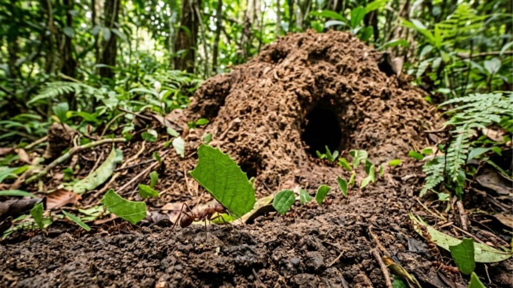 A formiga brasileira que cultiva o próprio alimento dentro do formigueiro há milhões de anos