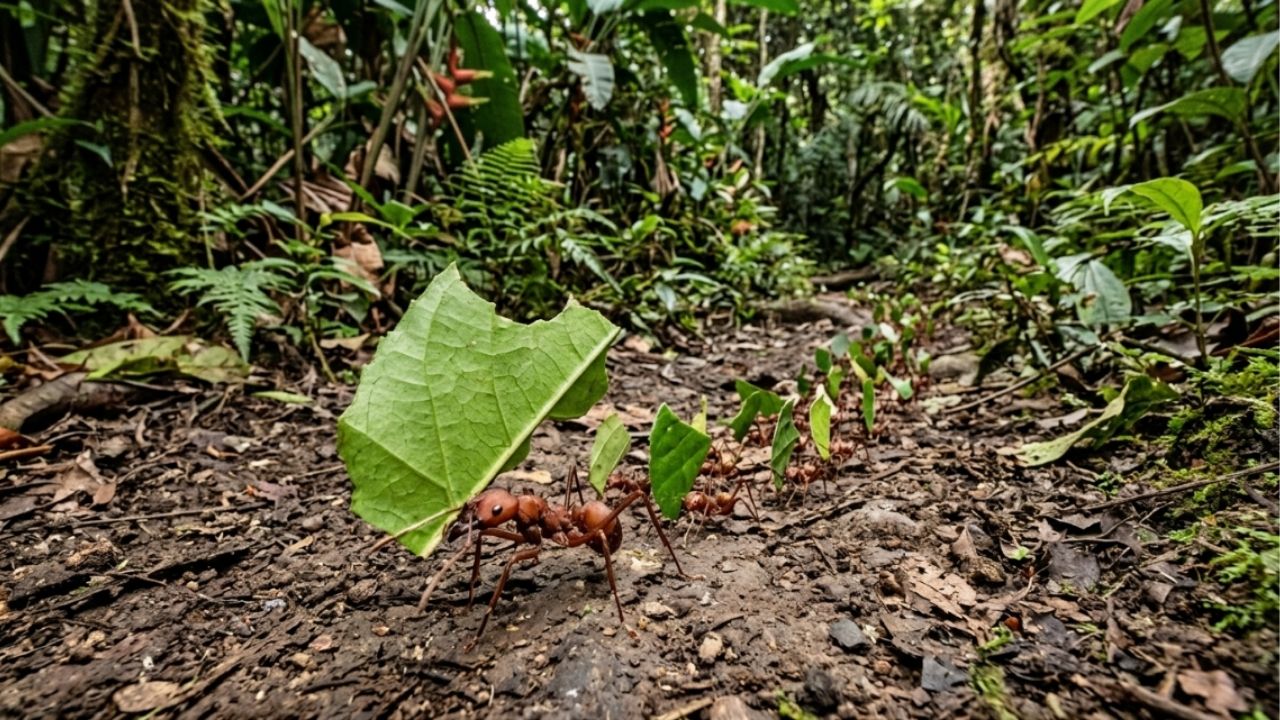 A formiga brasileira que cultiva o próprio alimento dentro do formigueiro há milhões de anos
