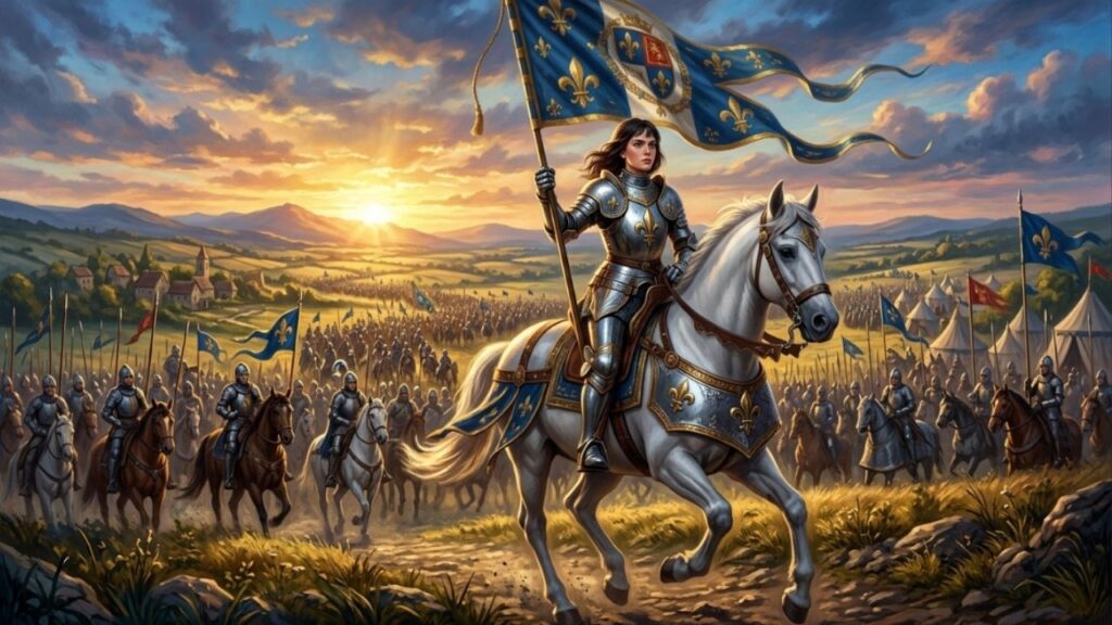 Frase do dia de Joana d’Arc: “Eu não tenho medo. Eu nasci exatamente para fazer isso.”