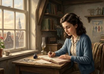 Frase do dia de Anne Frank: "Como é maravilhoso que ninguém precise esperar um único momento antes de começar a melhorar o nosso mundo."