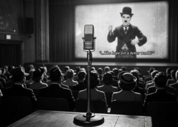Charles Chaplin, ao comentar sobre a frieza do mundo moderno em seu mais famoso discurso, disse: “Pensamos em demasia e sentimos bem pouco; mais do que de máquinas, precisamos de humanidade.”
