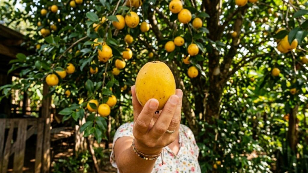 A fruta amarela e perfumada que cabe na palma da mão, tem sabor de manga com limão e que pouquíssimos brasileiros já provaram