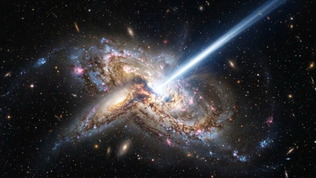 O inusitado sinal laser proveniente de um objeto enigmático, que se tornou um alerta na astrofísica devido à sua capacidade de viajar 8 bilhões de anos-luz, desafia as leis da física contemporânea