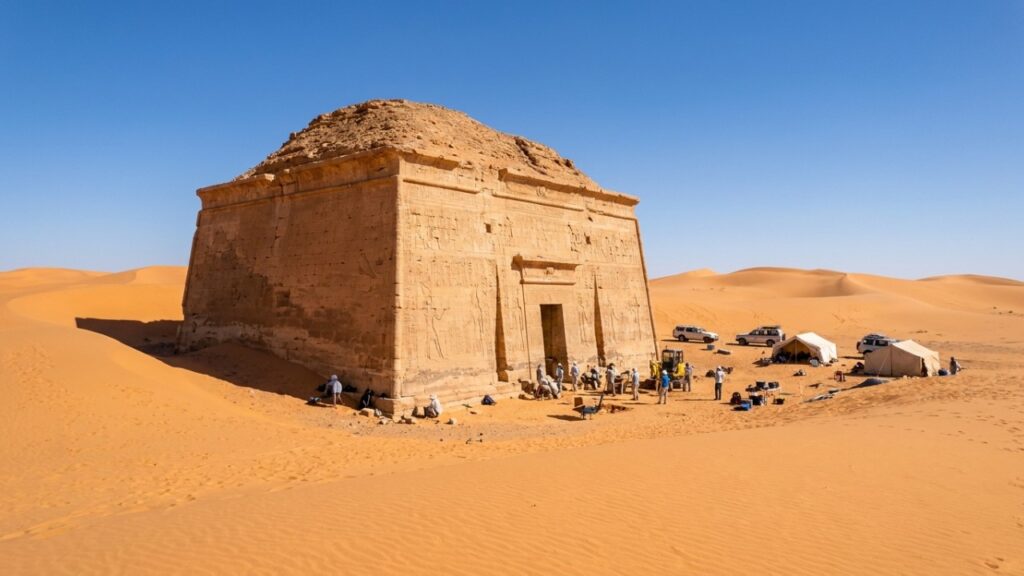 Satélite considerado de mapeamento comum surpreende a arqueologia ao registrar 260 tumbas enormes de uma civilização esquecida no deserto do Saara
