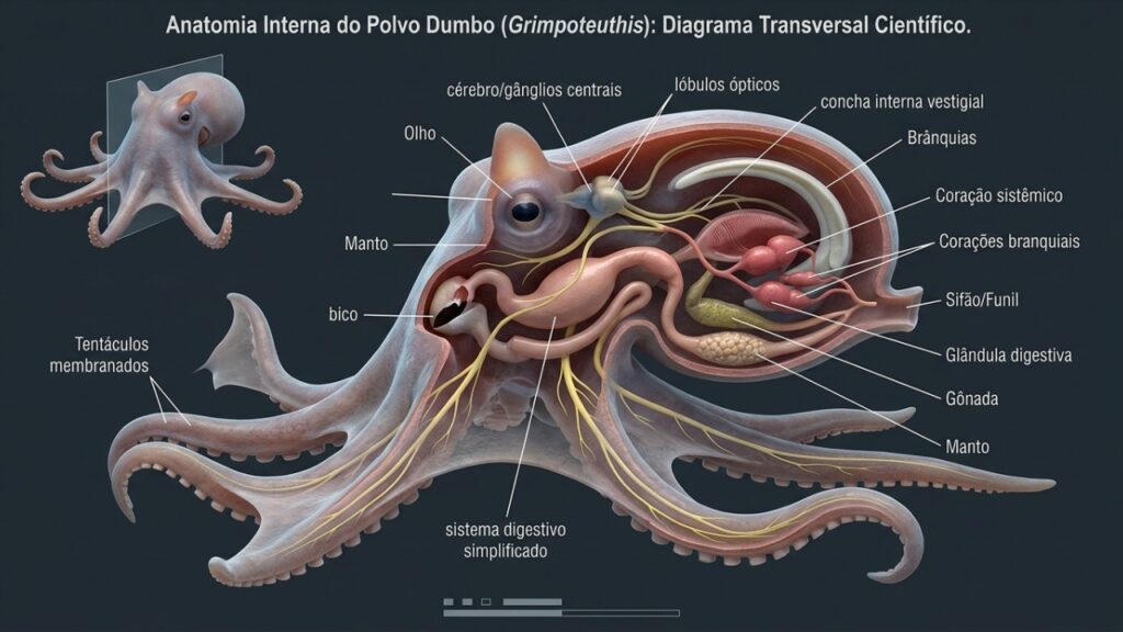 Este novo polvo Dumbo batizado de Grimpoteuthis feitiana que virou destaque porque além de viver nas profundezas do Pacífico prova que cada expedição ao mar profundo encontra espécies totalmente novas
