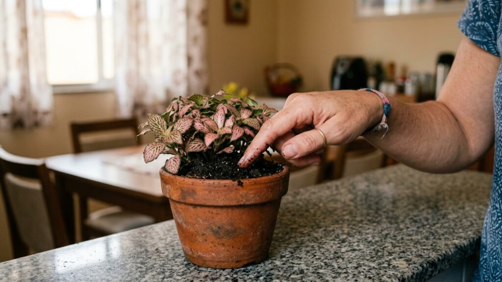 A folhagem de centro rosa que virou moda nas mesas de jantar porque além de não crescer muito, substitui arranjos cortados