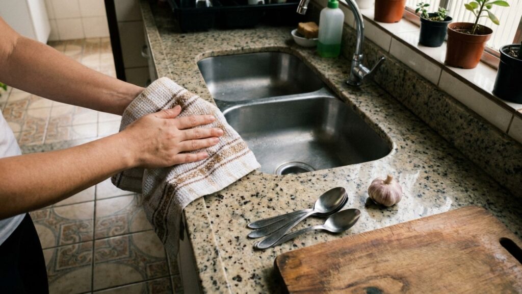 Como remover o cheiro forte de alho e cebola das mãos: o truque fácil de esfregar os dedos na pia de inox sob a água que está na moda