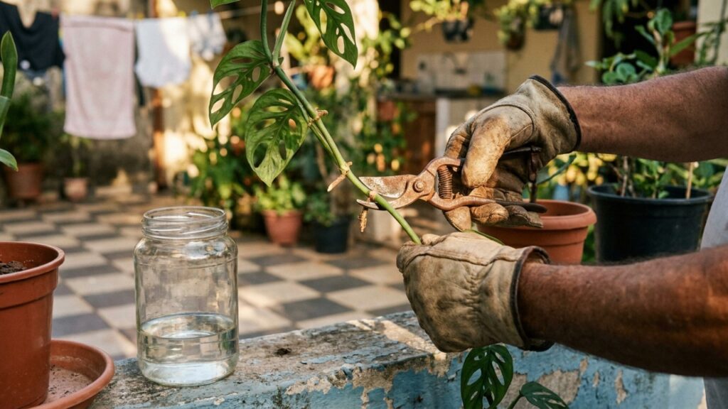 A planta com folhas furadas que virou moda na internet porque além do visual escultural, se propaga fácil cortando um único galho