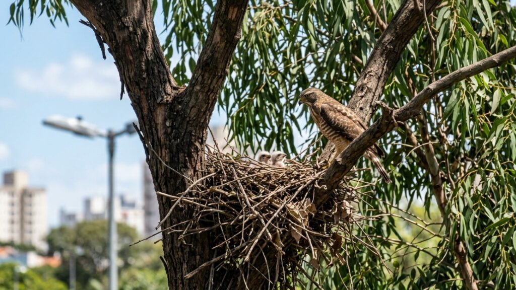 Este gavião-carijó considerado uma das aves de rapina mais comuns do Brasil surpreende biólogos ao registrar recorde histórico de adaptação em áreas urbanas