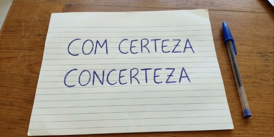 "Com certeza" ou "concerteza": qual a forma correta no português brasileiro?
