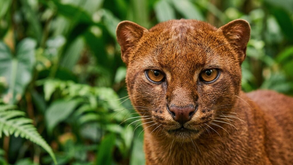 Este gato-mourisco que virou destaque entre biólogos porque além de viver na floresta amazônica consegue se consolidar como o felino mais furtivo e esquivo da região