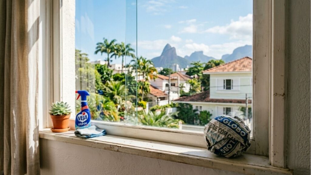 Como deixar os vidros da janela sem marcas usando um item da gaveta que você ia jogar fora