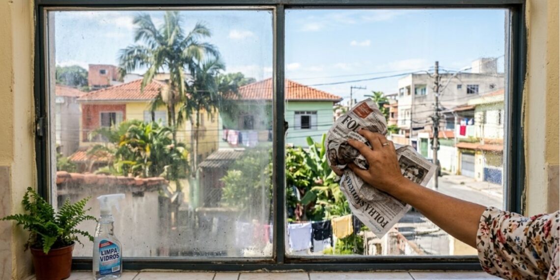Como deixar os vidros da janela sem marcas usando um item da gaveta que você ia jogar fora