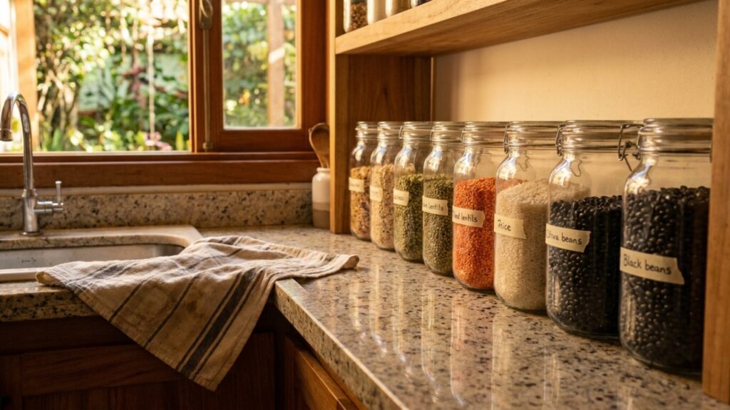 Como tirar rótulos difíceis grudados em potes de vidro recicláveis: o truque fácil de aplicar óleo de cozinha com bicarbonato que está na moda