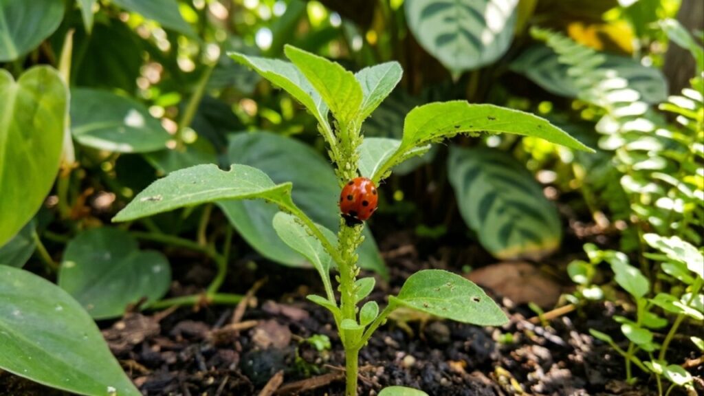 Se você encontrar joaninhas pousadas nas folhas do seu jardim, nós lhe explicamos o que isso significa e por que é uma ótima notícia para as suas plantas