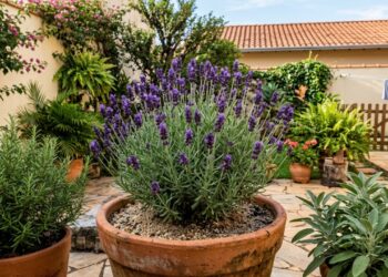 Seis flores companheiras que fortalecem o crescimento da lavanda e ainda garantem um canteiro livre de umidade excessiva