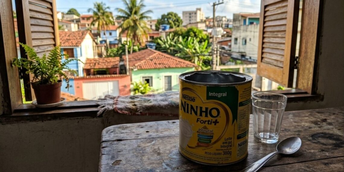 Não jogue latas de leite em pó vazias fora! Ideias para reutilizar essas embalagens como organizadores rústicos de talheres grandes na bancada da cozinha