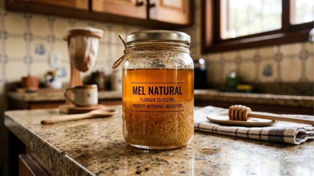 Pare de guardar o mel na geladeira: porque o frio cristaliza e qual o lugar certo na cozinha