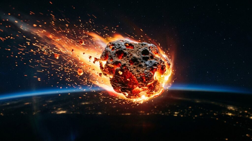 Este asteroide distante que sofreu uma fragmentação massiva surpreende astrônomos ao direcionar uma chuva de meteoritos rara em rota com a Terra