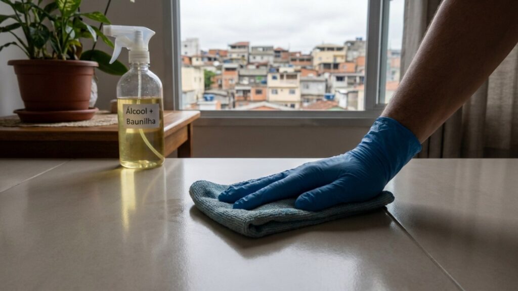 Mistura de álcool líquido com essência de baunilha: para que serve e por que é recomendada para passar no chão da casa