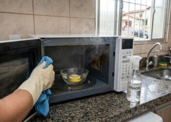 Colocar uma tigela de vinagre quente no micro-ondas por cinco minutos: para que serve e por que recomendam