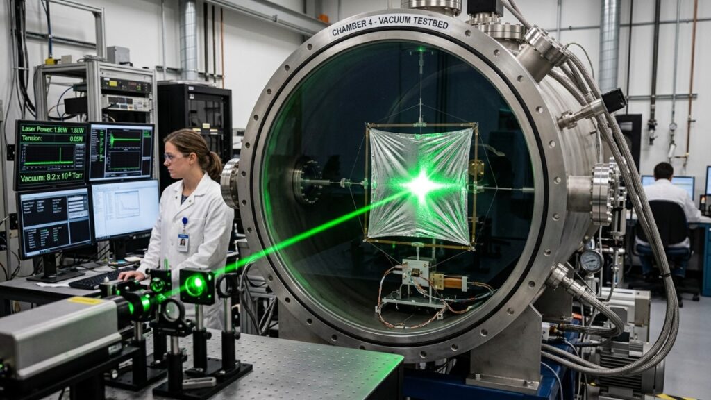 O novo motor a laser que virou febre na engenharia espacial porque, além de empurrar pequenos satélites sem tocar neles, não precisa de uma única gota de combustível convencional