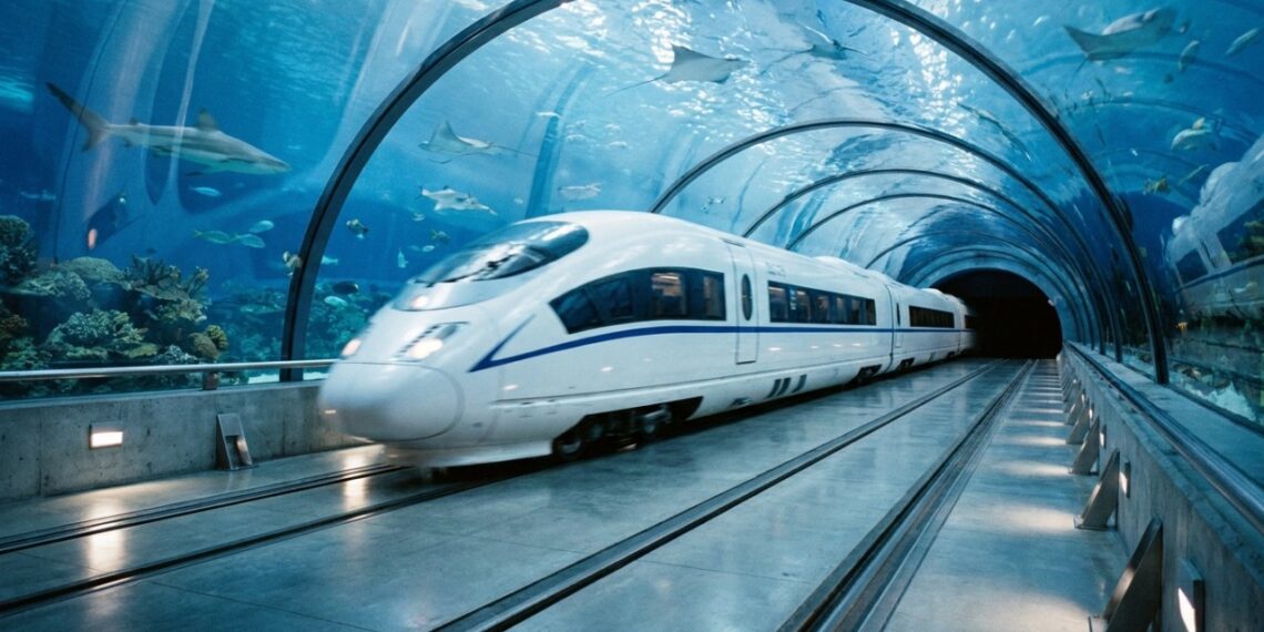 O novo trem-bala submarino que virou destaque na engenharia global porque, além de viajar a mais de 250 km/h, consegue conectar duas cidades estratégicas em apenas alguns minutos