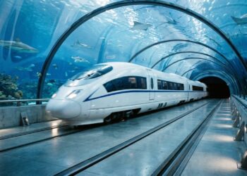 O novo trem-bala submarino que virou destaque na engenharia global porque, além de viajar a mais de 250 km/h, consegue conectar duas cidades estratégicas em apenas alguns minutos