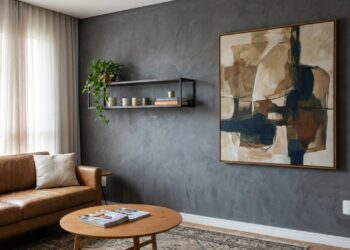 O novo cimento magnético que virou tendência na arquitetura moderna porque além de sustentar quadros e ferramentas pesadas, não precisa de furos na parede nunca
