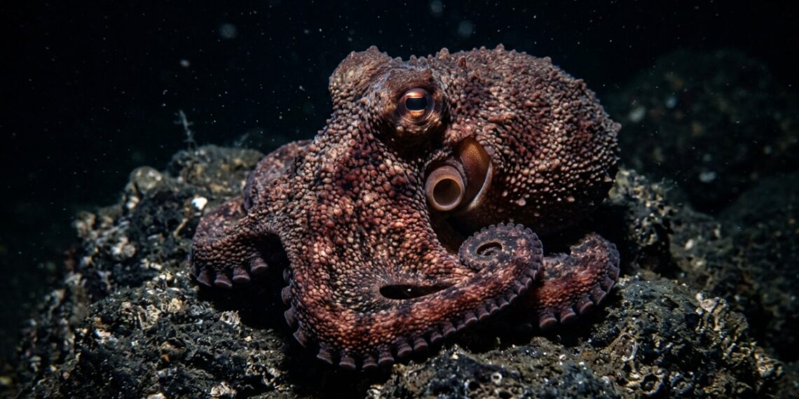 Região abissal considerada inóspita no Chile surpreende a biologia marinha ao registrar a descoberta de uma nova e misteriosa espécie de polvo