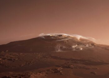 O detalhe oculto no Olympus Mons que impressiona astrônomos porque além de ser o maior vulcão do sistema solar possui uma base com quase 600 quilômetros de largura em Marte