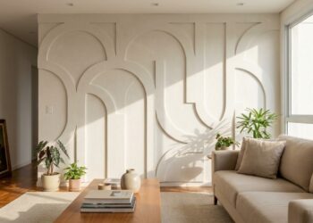 Adeus aos quadros com frases e palavras soltas: qual a tendência de arte geométrica para substituí-los nas paredes em 2026?