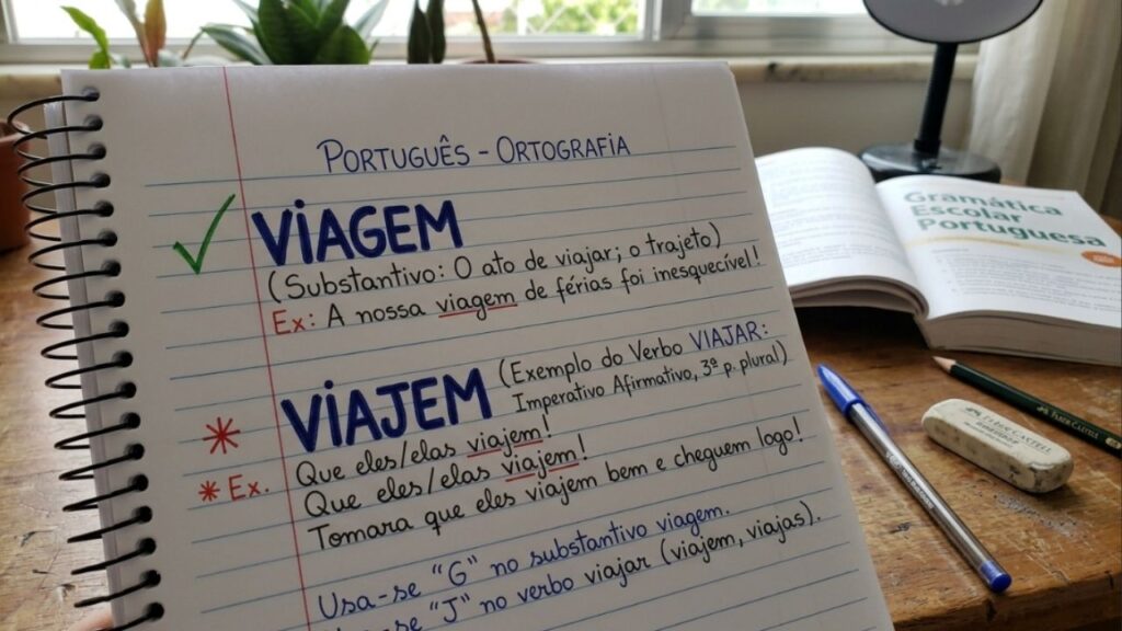 "Viagem" ou "viajem": qual a forma correta no português brasileiro?