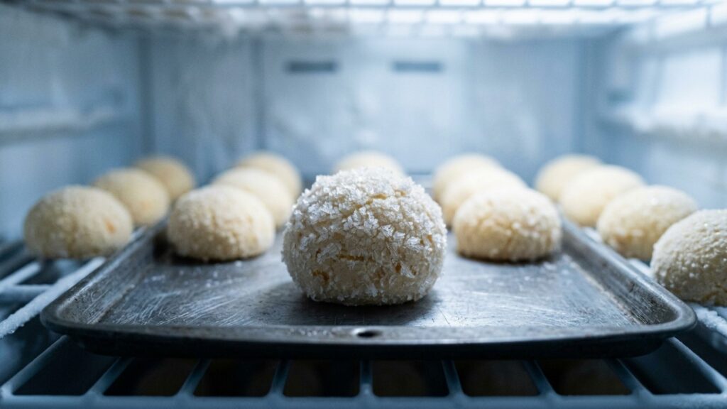 Pare De Guardar O Pao De Queijo No Saco Aberto Dentro Do Armario Essa E A Maneira Correta De Congelar As Bolinhas Frescas E Assar Direto No Forno Para Preservar A Casquinha Crocante