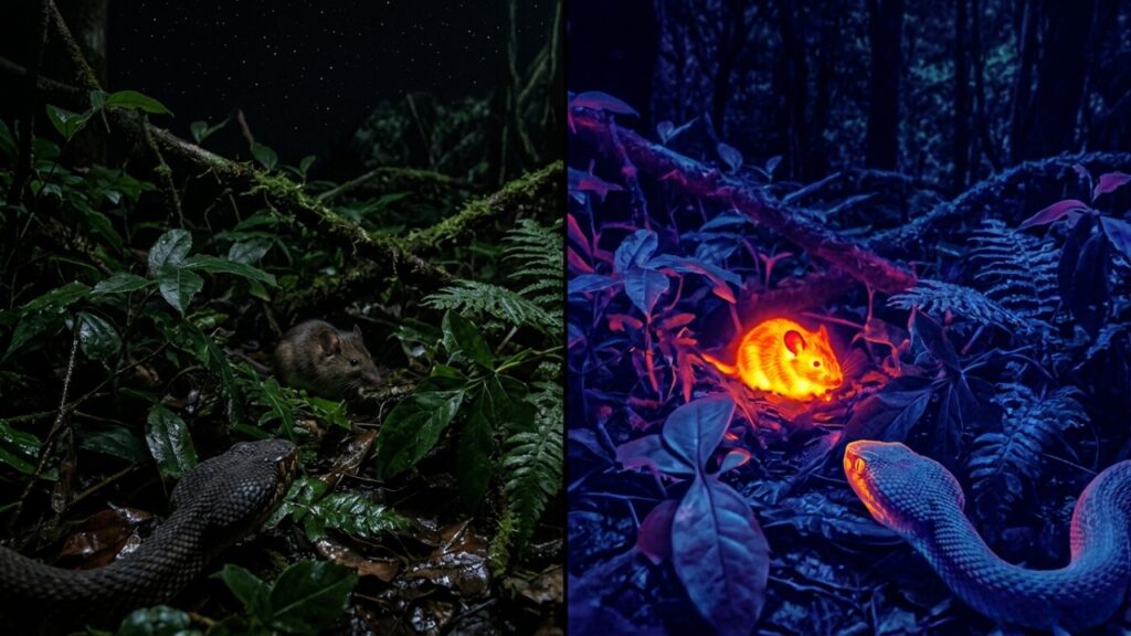 O detalhe sutil nas fossetas loreais da cascavel amazônica que permite que ela enxergue o calor de presas na escuridão da floresta